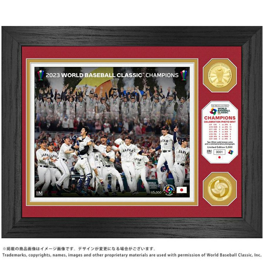 2006 WBC 優勝記念 フォトプラーク 侍ジャパン ダブルフォトミント
