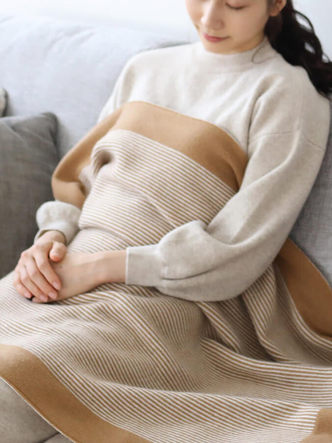 UTO カシミヤ100% ブランケット オフホワイト UTO カシミヤ100