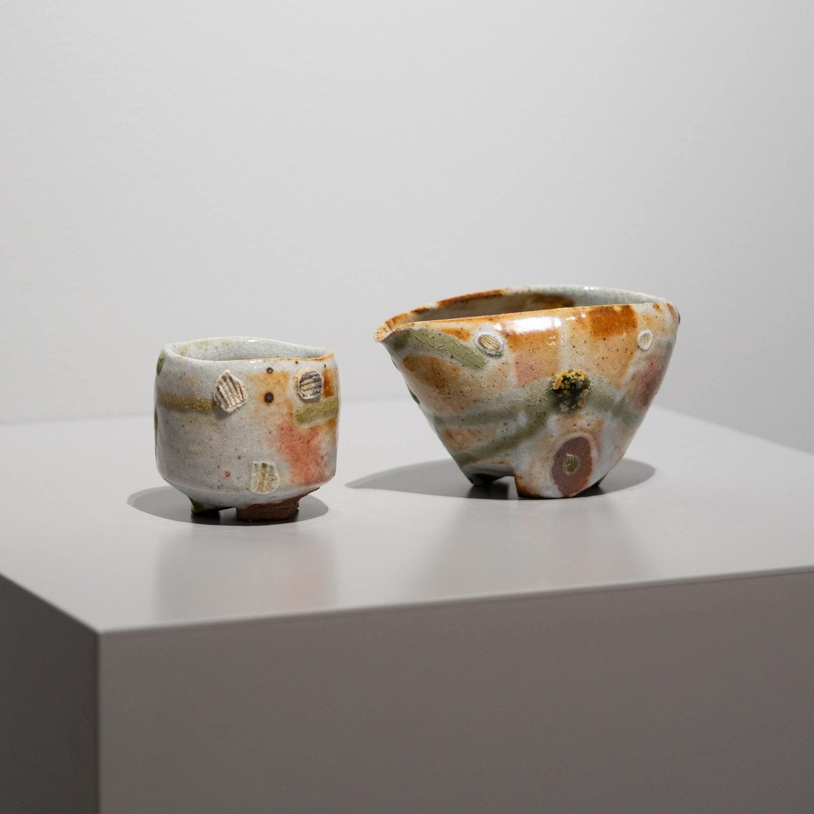 奥磯栄麓 志野ぐい呑 盃（つき） 奥磯栄麓 志野ぐい呑 盃（つき