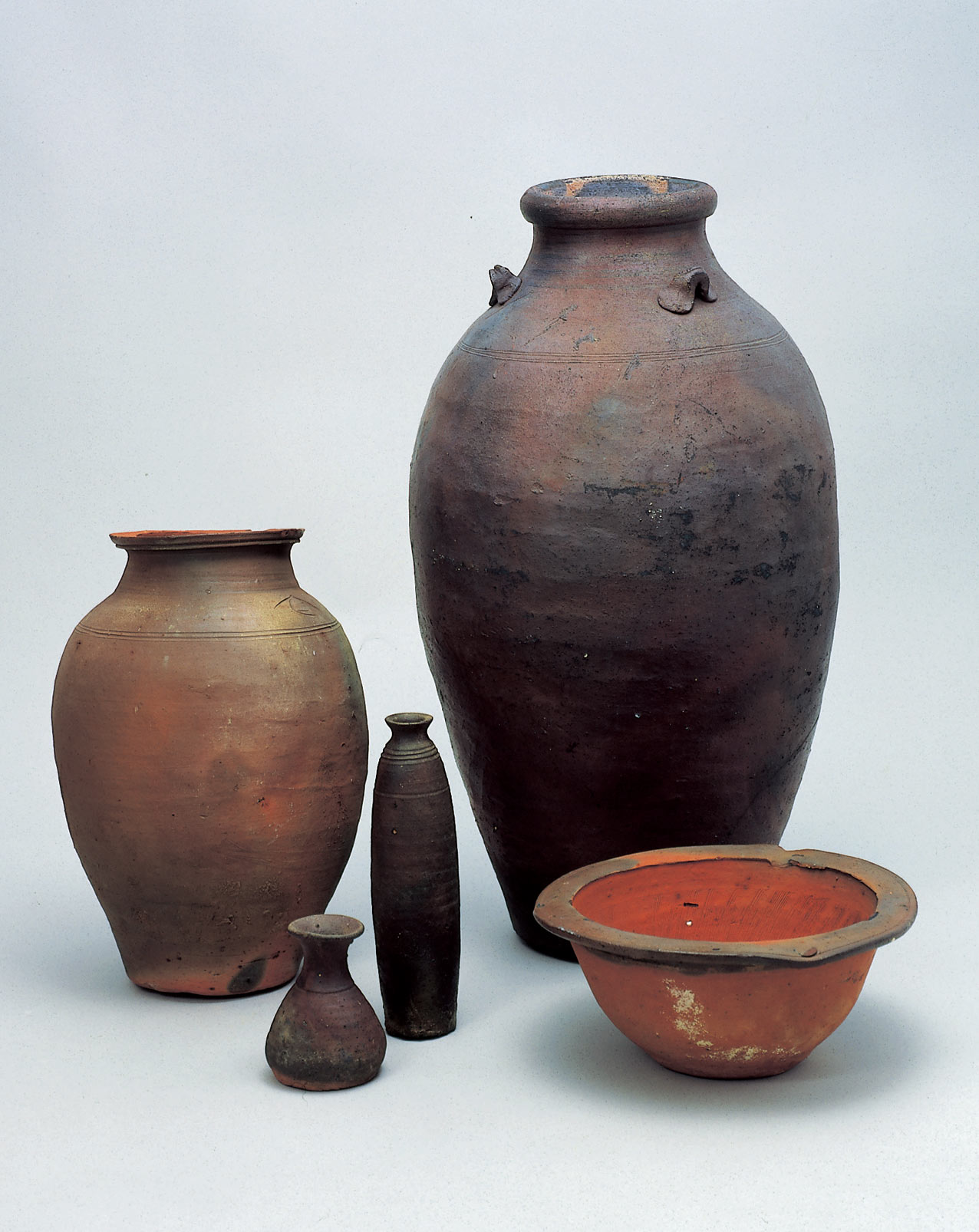 やちむん琉球美術古典焼ビンシー19世紀2個