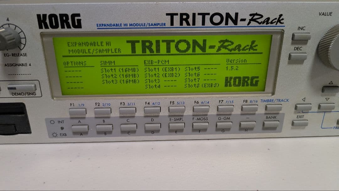 【メンテナンス品】KORG TRITON-Rack+EXB3枚&SIMM48MB メンテナンス品】KORG TRITON-Rack+EXB3枚&SIMM48MB - メルカリ