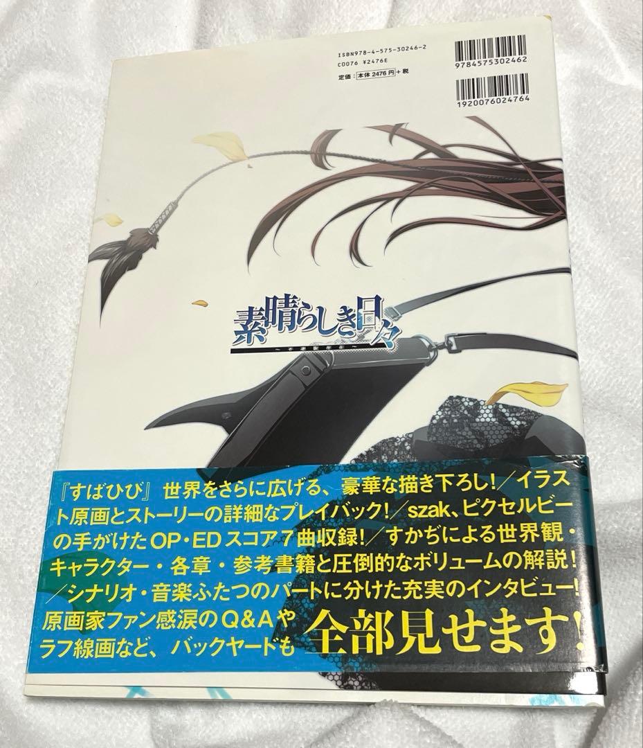 【使用感あり】素晴らしき日々 不連続存在 公式ビジュアルアーカイヴ すかぢ