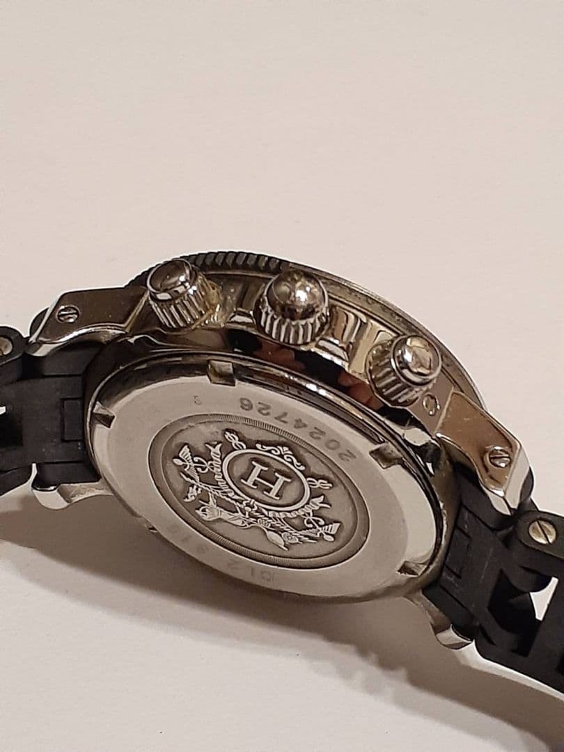 エルメス クリッパー ダイバー CL2 315 クロノグラフ 腕時計 デイト