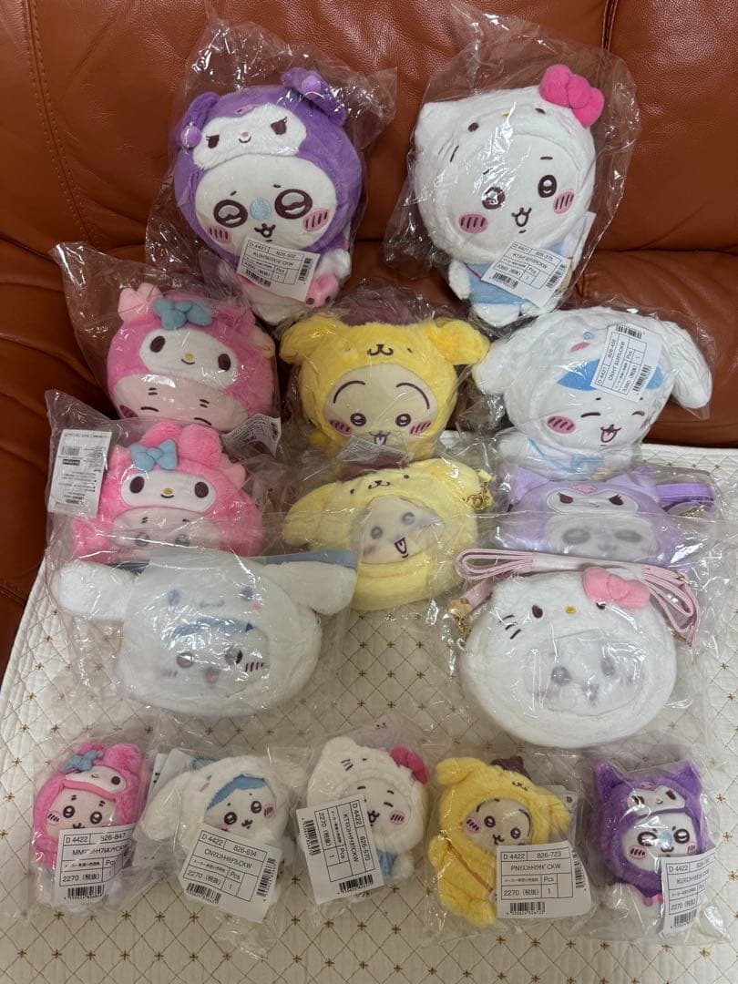 ちいかわ×サンリオキャラクターズ 合計15点セット ちいかわ×サンリオキャラクターズ 合計15点セット ちいかわ×サンリオ