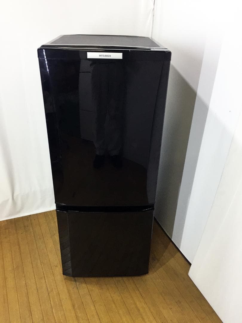 美品 中古★三菱 146L 冷蔵庫 【MR-P15T-B】