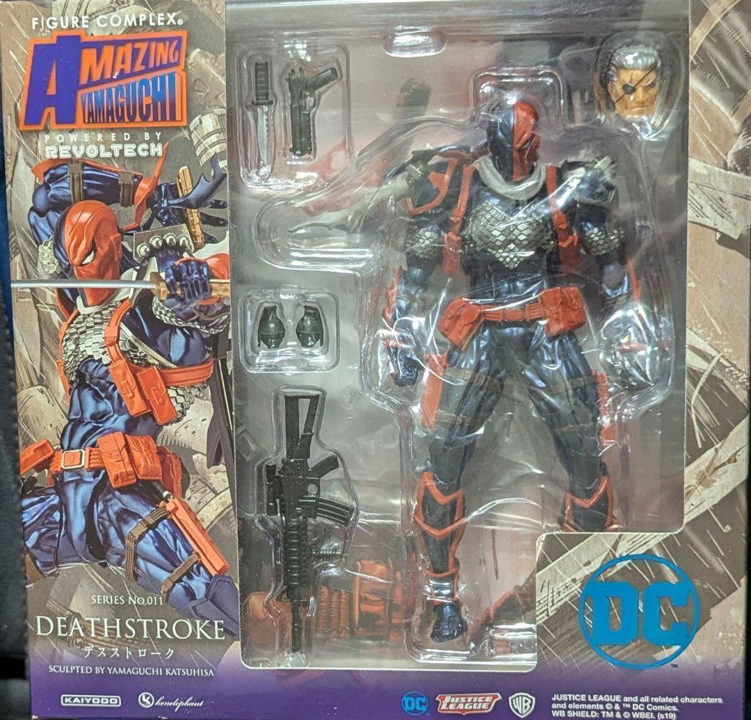 リボルテック アメイジング ヤマグチ デスストローク Amazon.com: Kaiyodo Revoltech Amazing Yamaguchi DC Heroes