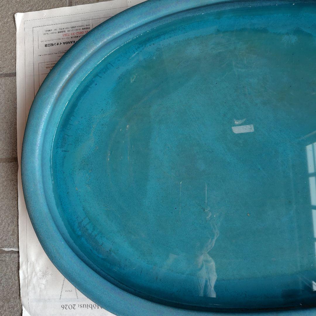 水盤 大型水盤 横幅63㌢ 華道具 華展用 嵯峨御流 池坊 小原