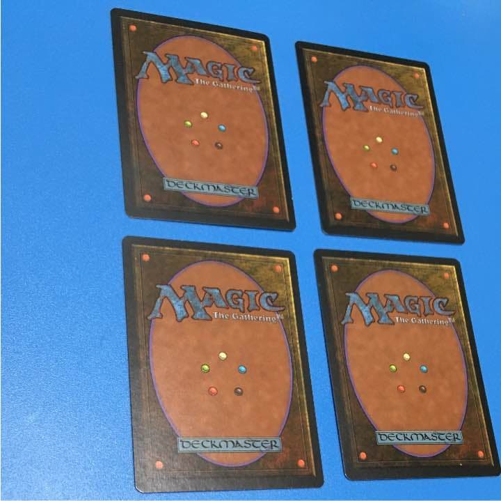 MTG デュアルランド Underground sea イタリア語版 4枚セット