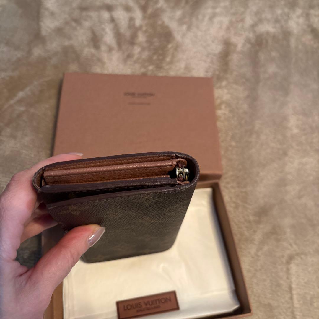 LOUIS VUITTON 二つ折り財布 ダークブラウン