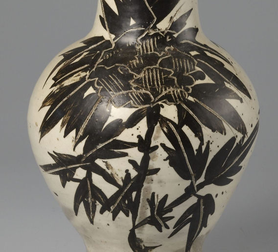 北宋時代 湖田窯 青磁刻花鳳尾花文房洗 覆燒 覆輪口 影青 古皿唐物(F