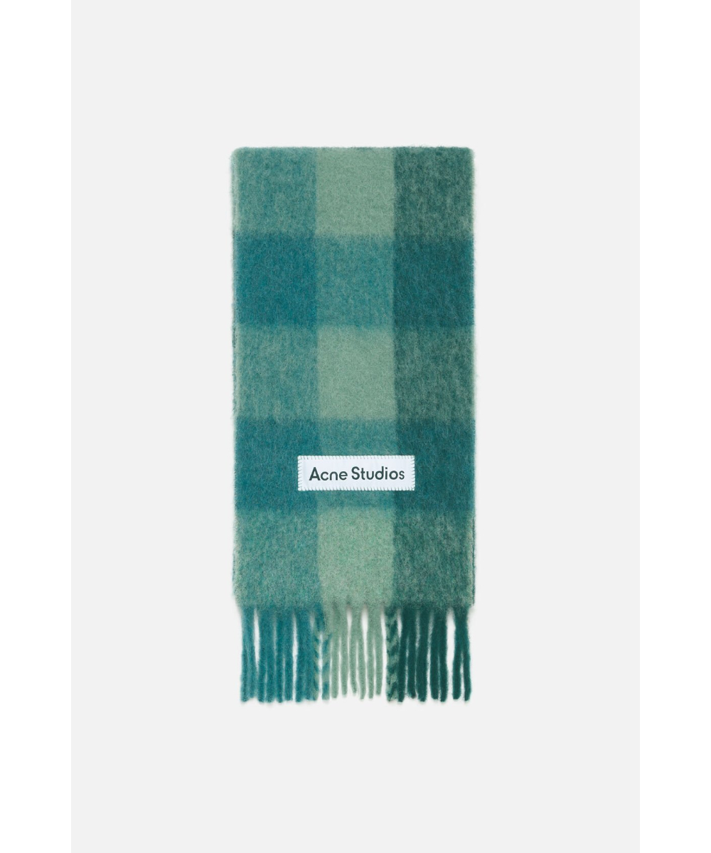 Acne Studios マフラー Acne Studios - モヘアチェックスカーフ