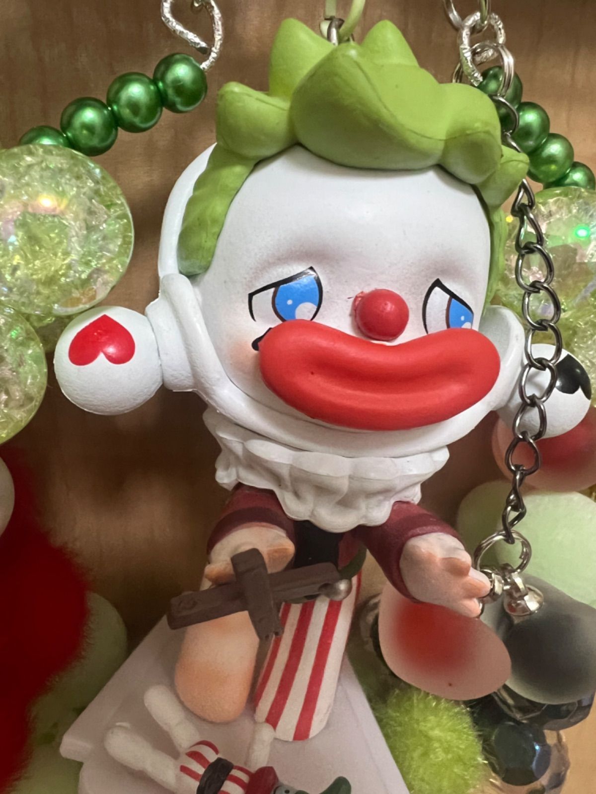 ♪リース♪ハンドメイド スカルパンダ ピエロおまけ付き - メルカリ