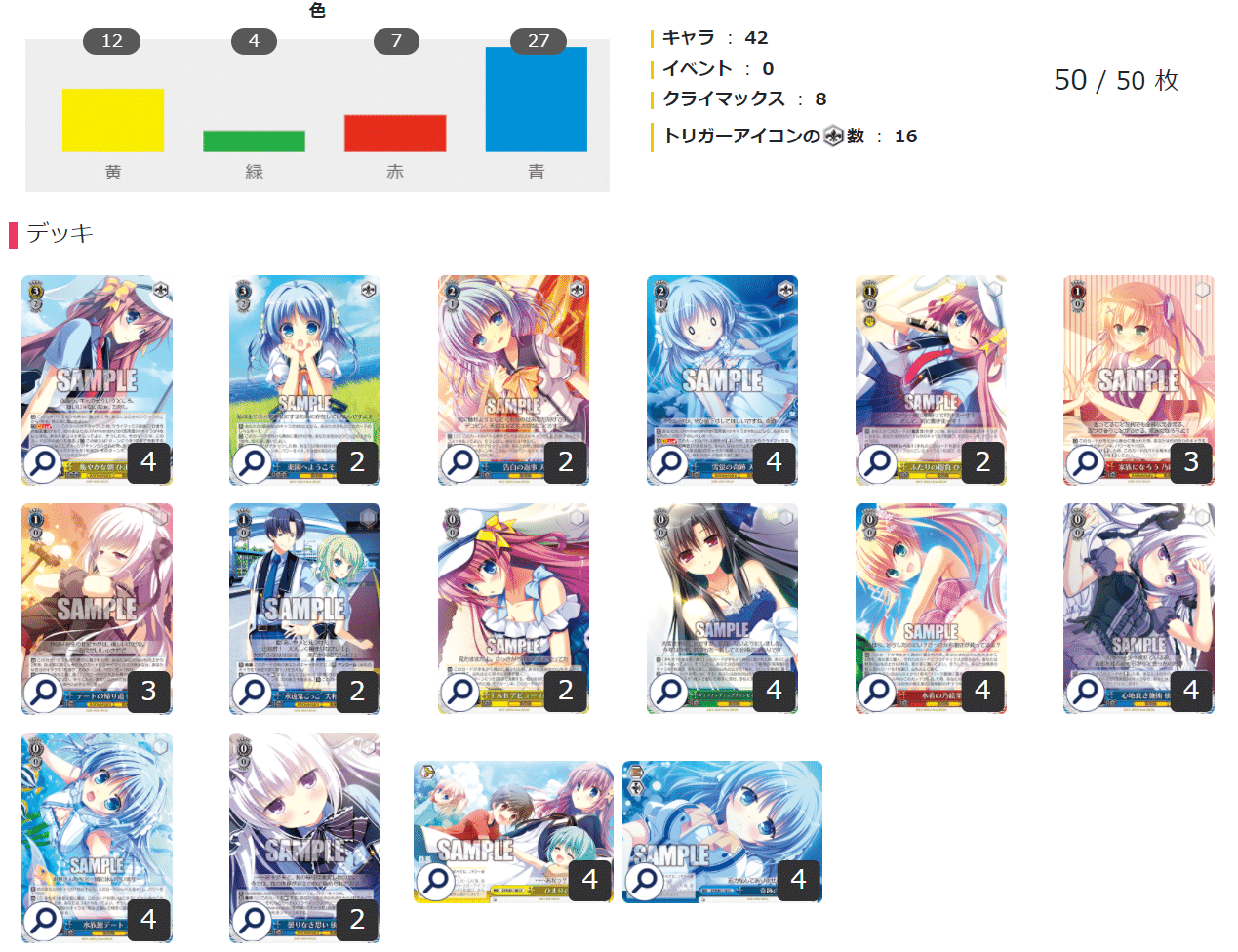 ヴァイス WS ダルセーニョ D.S. D.C. デッキ デッキ ヴァイス