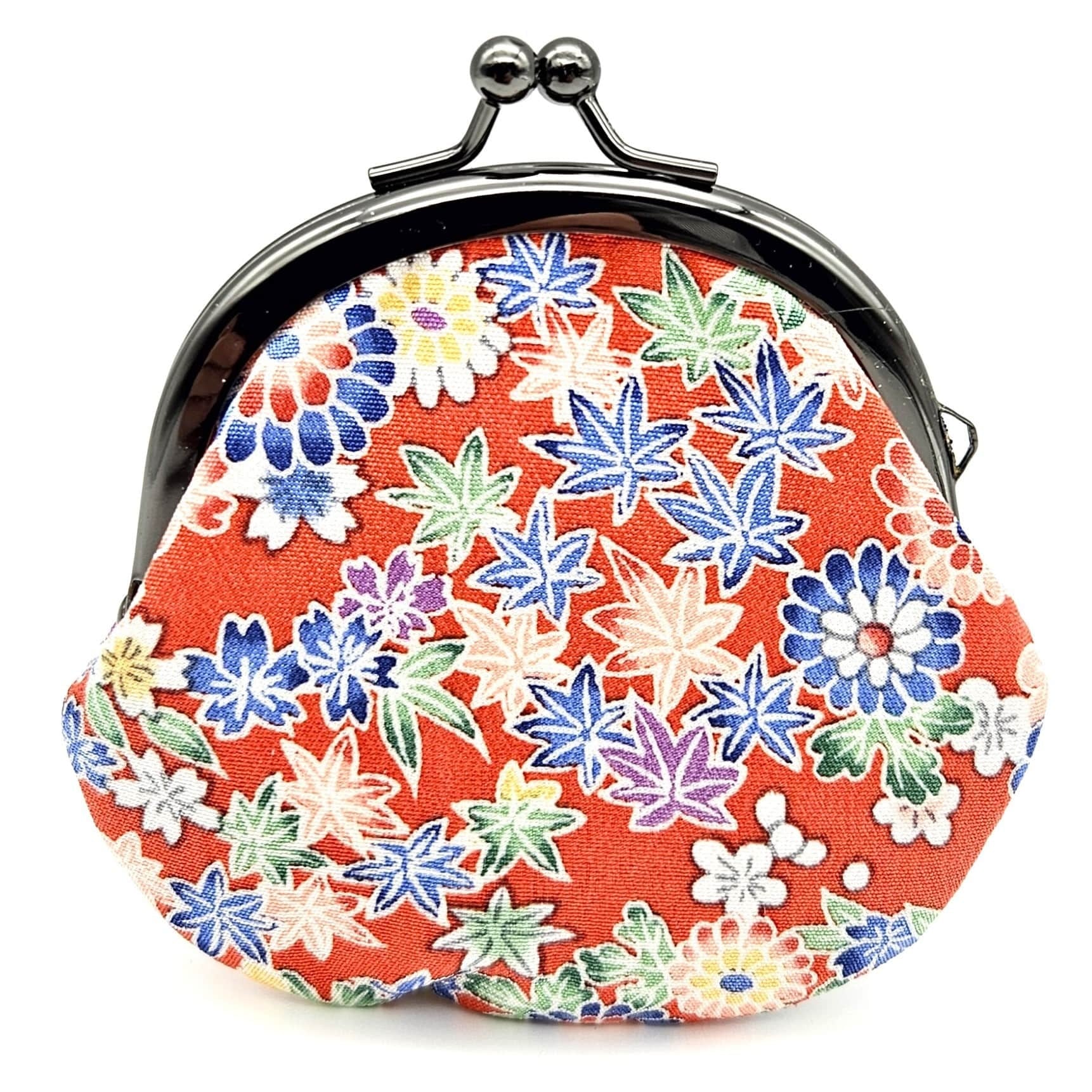 木箱入 藍染 高級 加賀友禅 ミニ財布 小銭 小物入れ 日本伝統工芸 絹