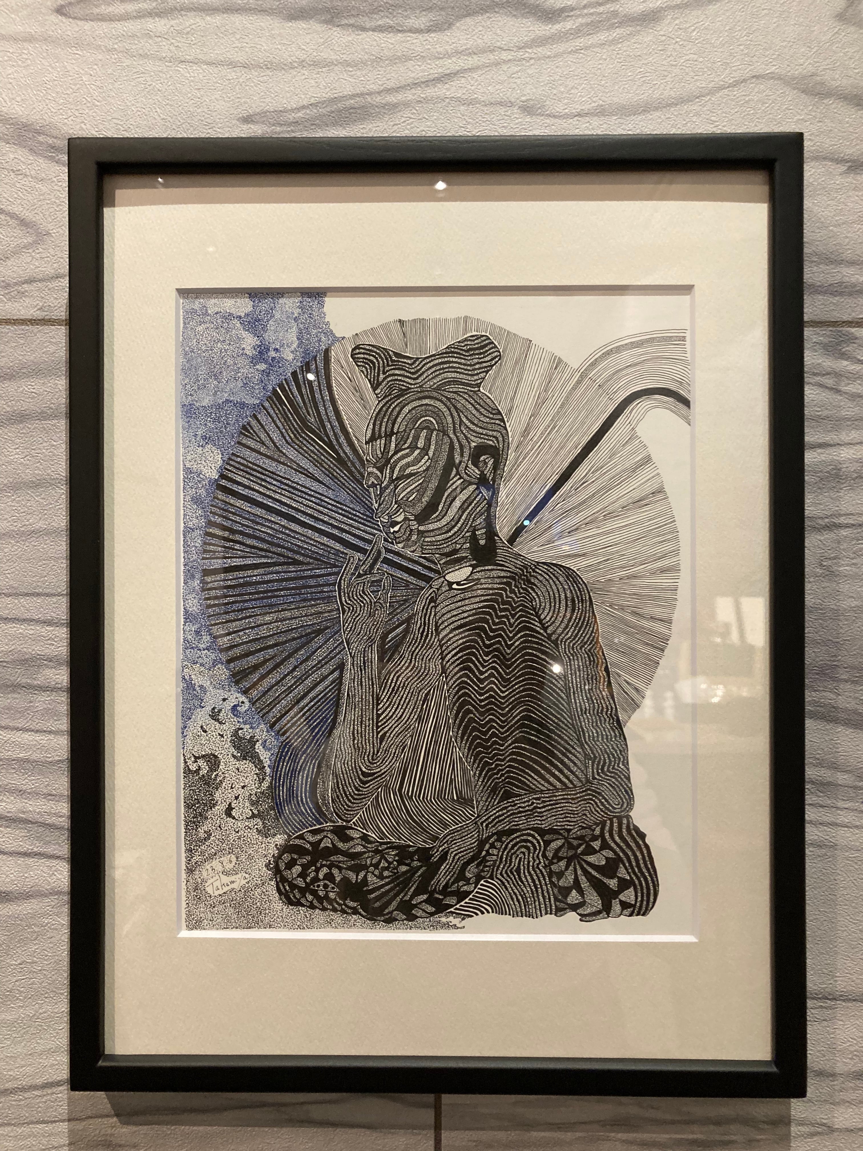 金箔の ふくろう 絵画 再度、値下げします。 金箔の ふくろう 絵画