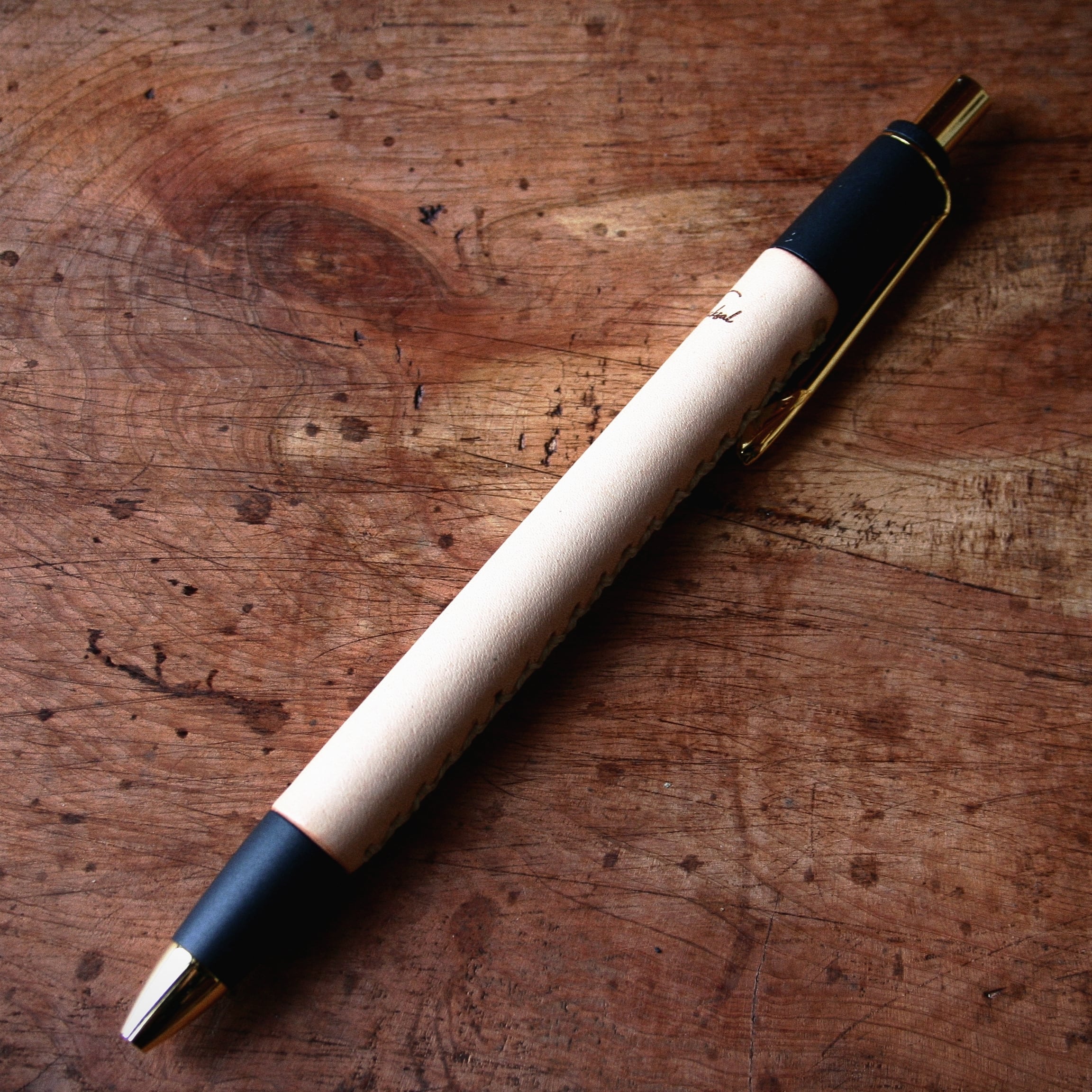 schicksal 革軸ペン【プエブロ ペトローリオ】 シャープペン