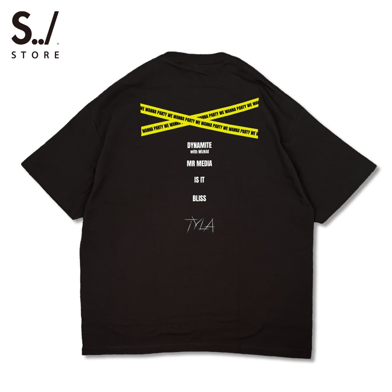 と*ー様 Tyla We Wanna Party Tour イラストTシャツ M WE WANNA PARTY