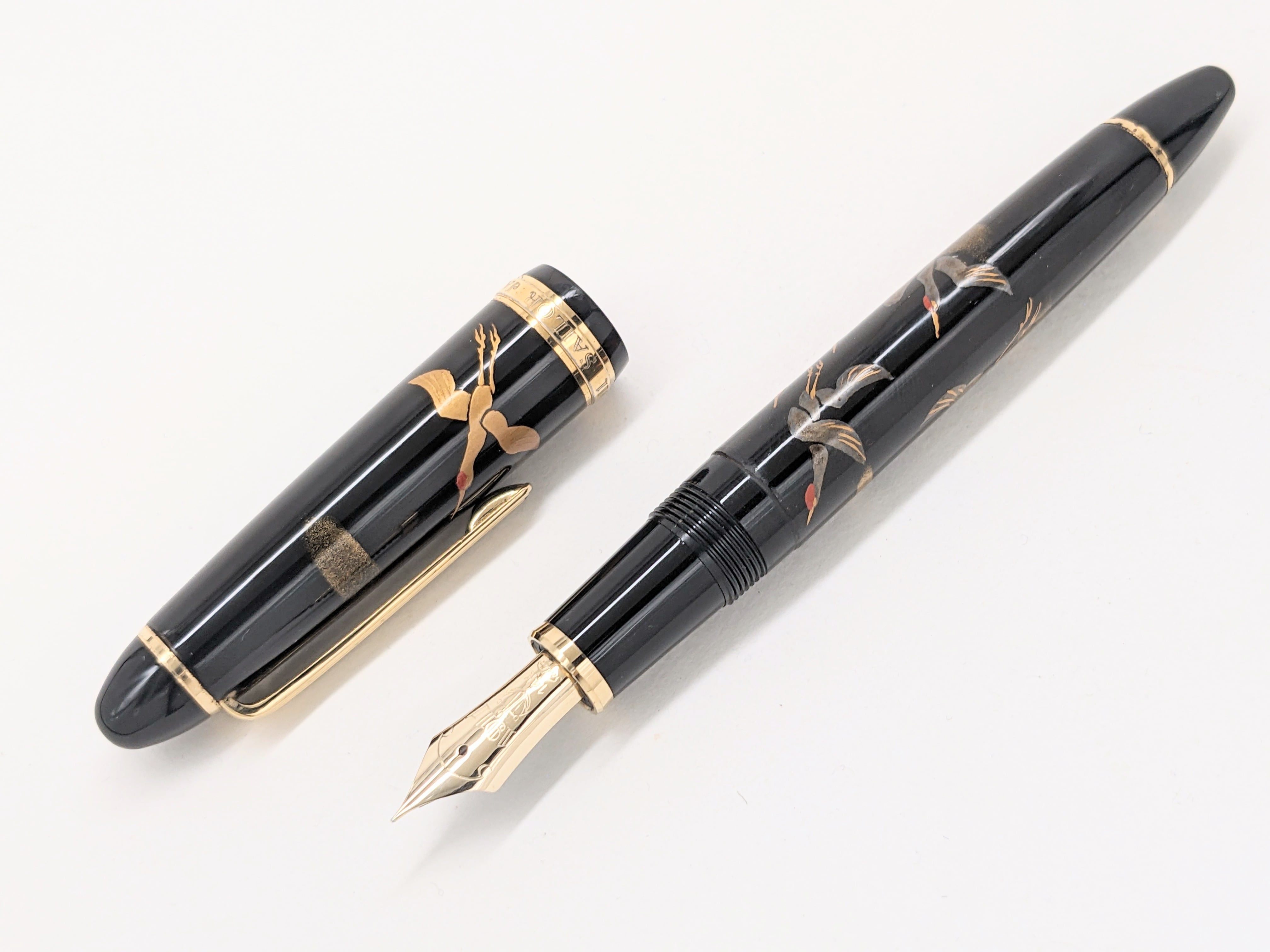 セーラー万年筆寄木万年筆中字Mニブ