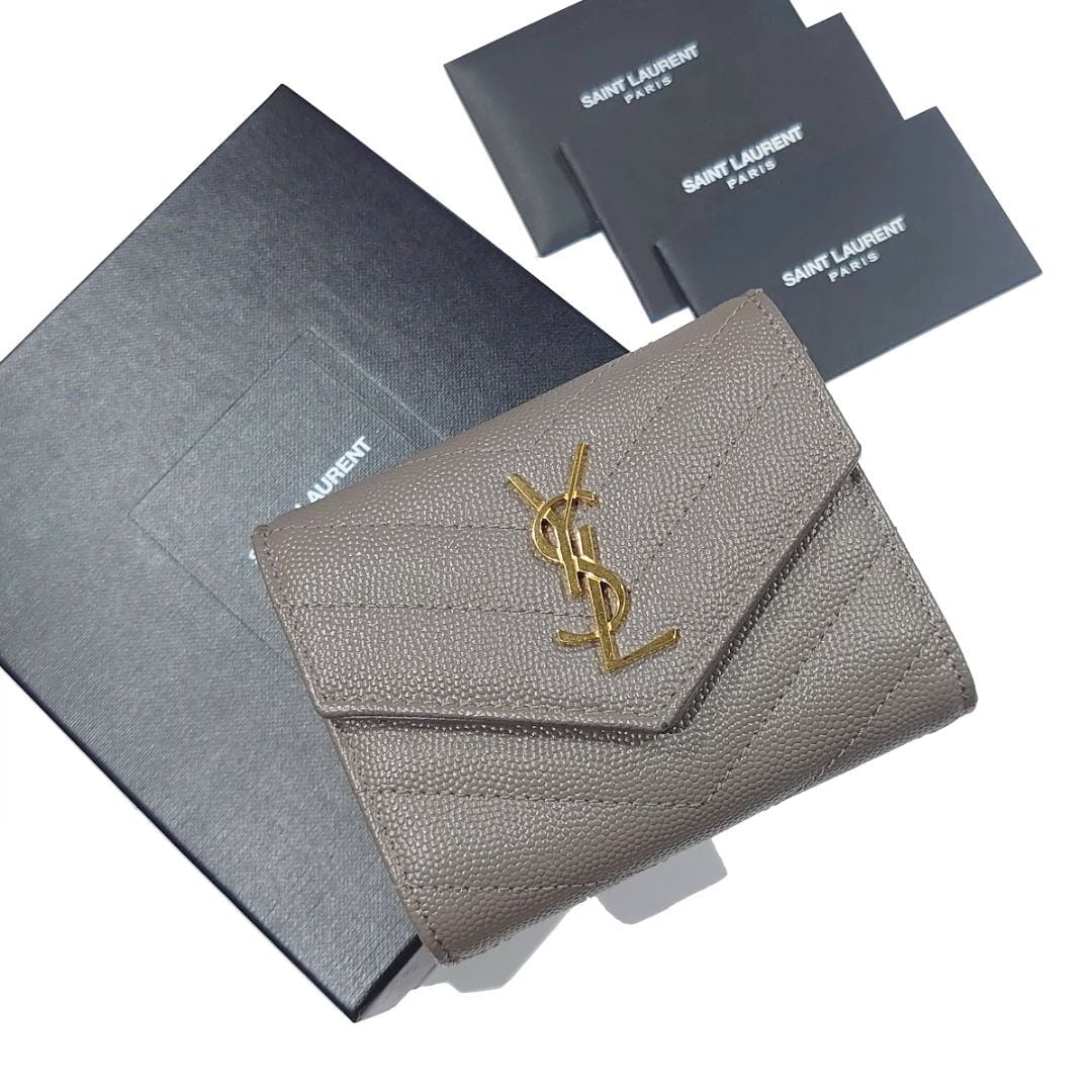 SAINT LAURENT サンローラン YSL カサンドラ マルチ フォールド