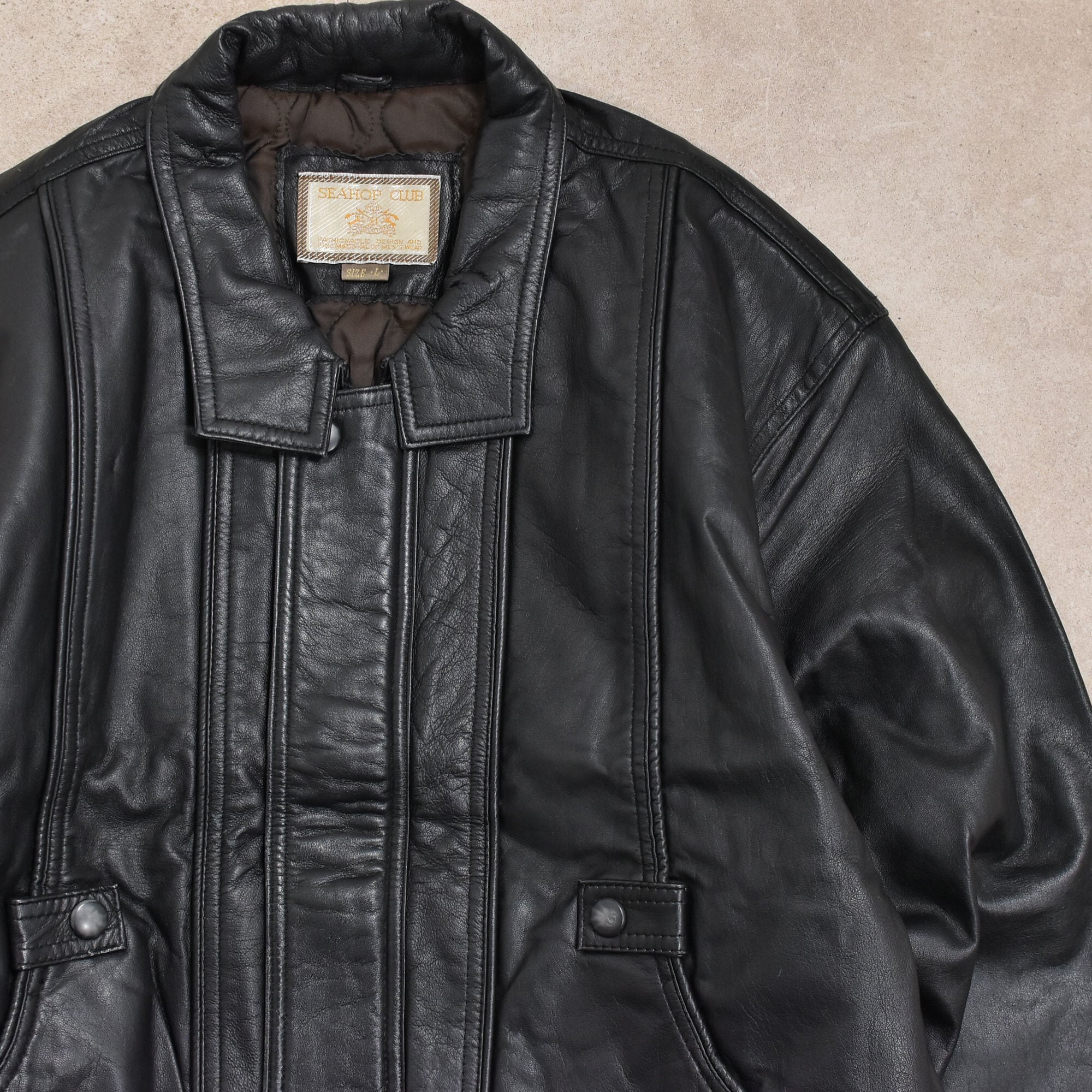 深水光太スウェード本革レザージャケットours strong