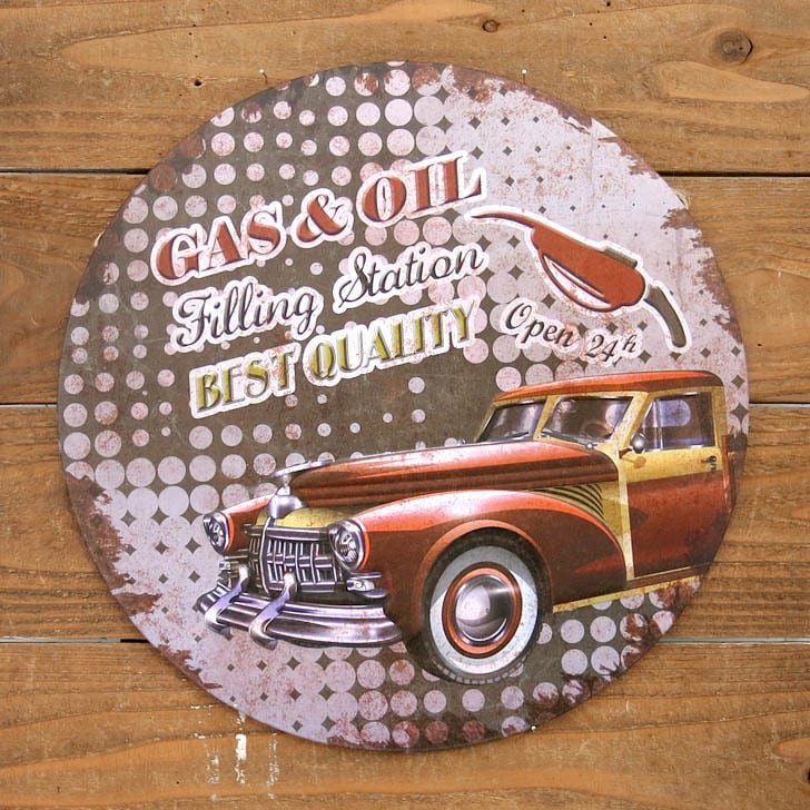 ビンテージ カリフォルニア スモッグチェック 看板 カリフォルニア州