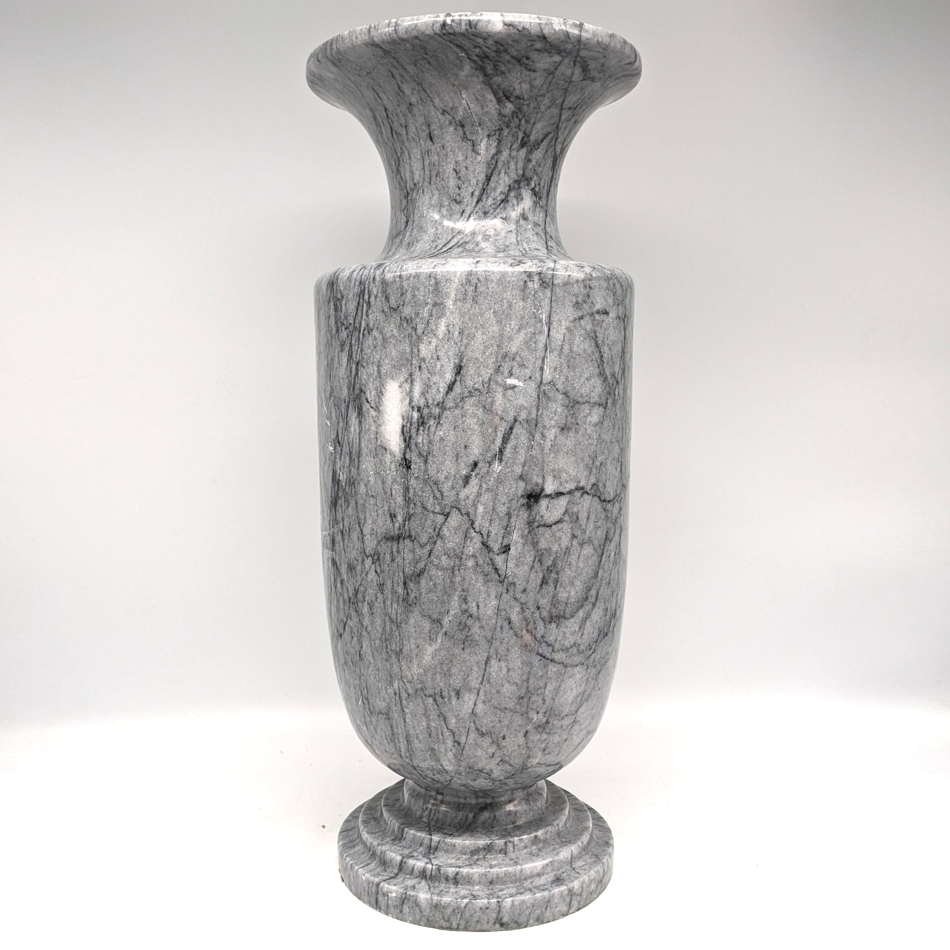 大理石・花瓶・壺・海内存知己・天涯若比隣・インテリア・No.240222-01