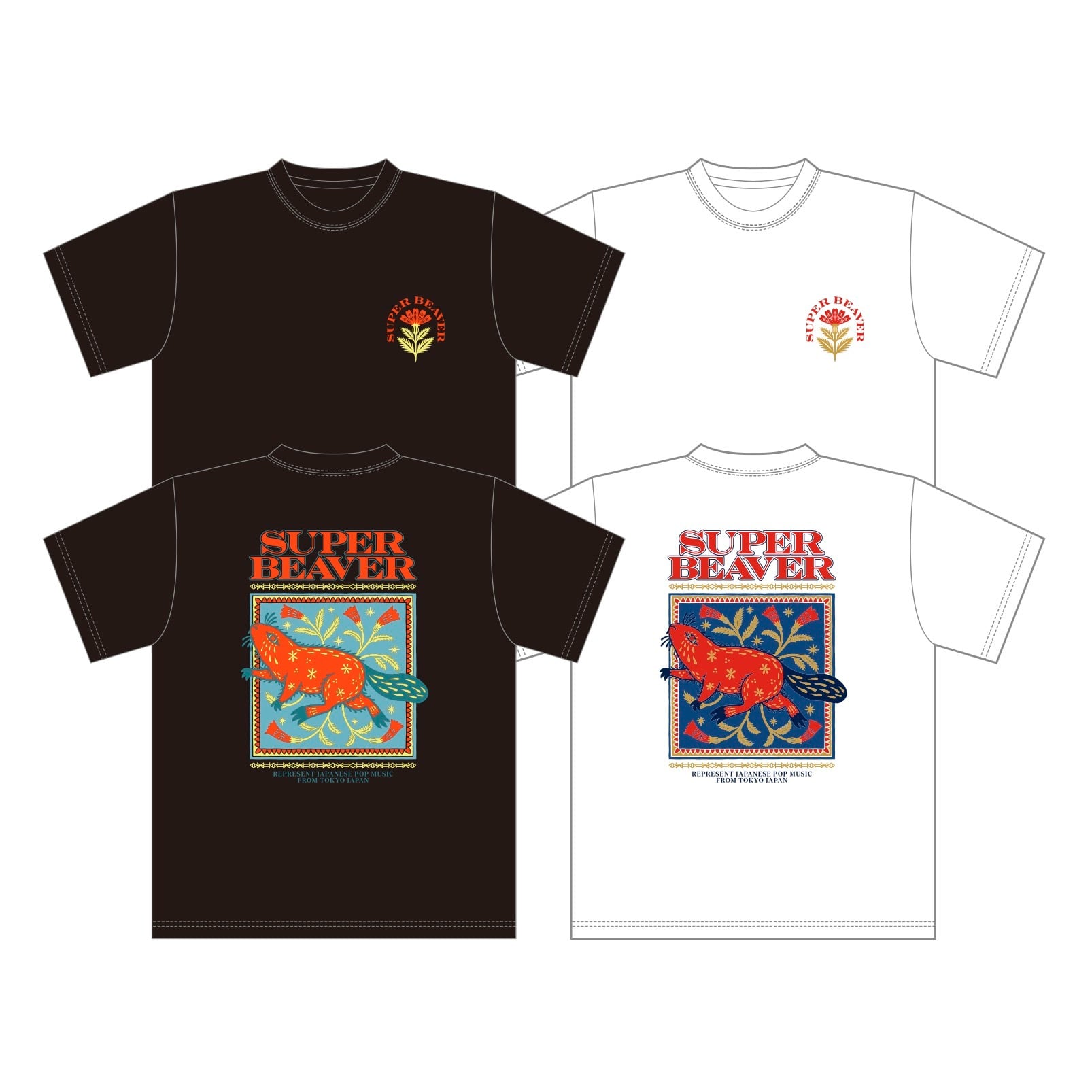 SUPERBEAVER Tシャツ 【公式通販】