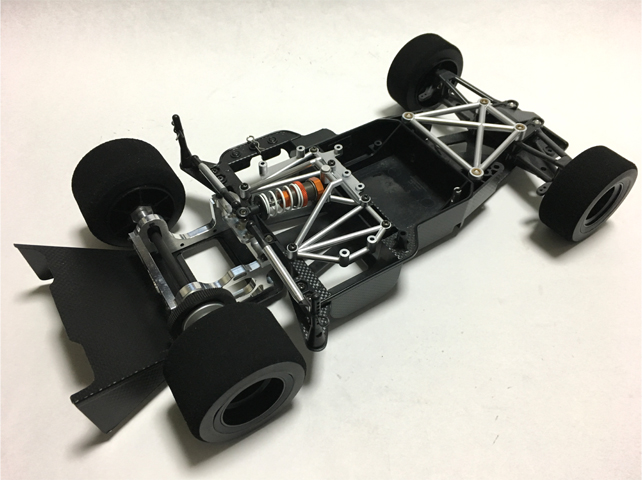 ラジコン F1 タミヤ F103 カーボンシャーシ アルミモーターマウント