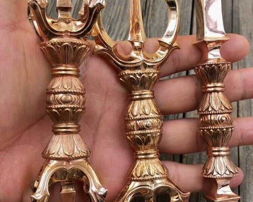 チベット法器 真言宗 セット 独鈷杵 三鈷杵 五鈷杵 金剛杵 真鍮製
