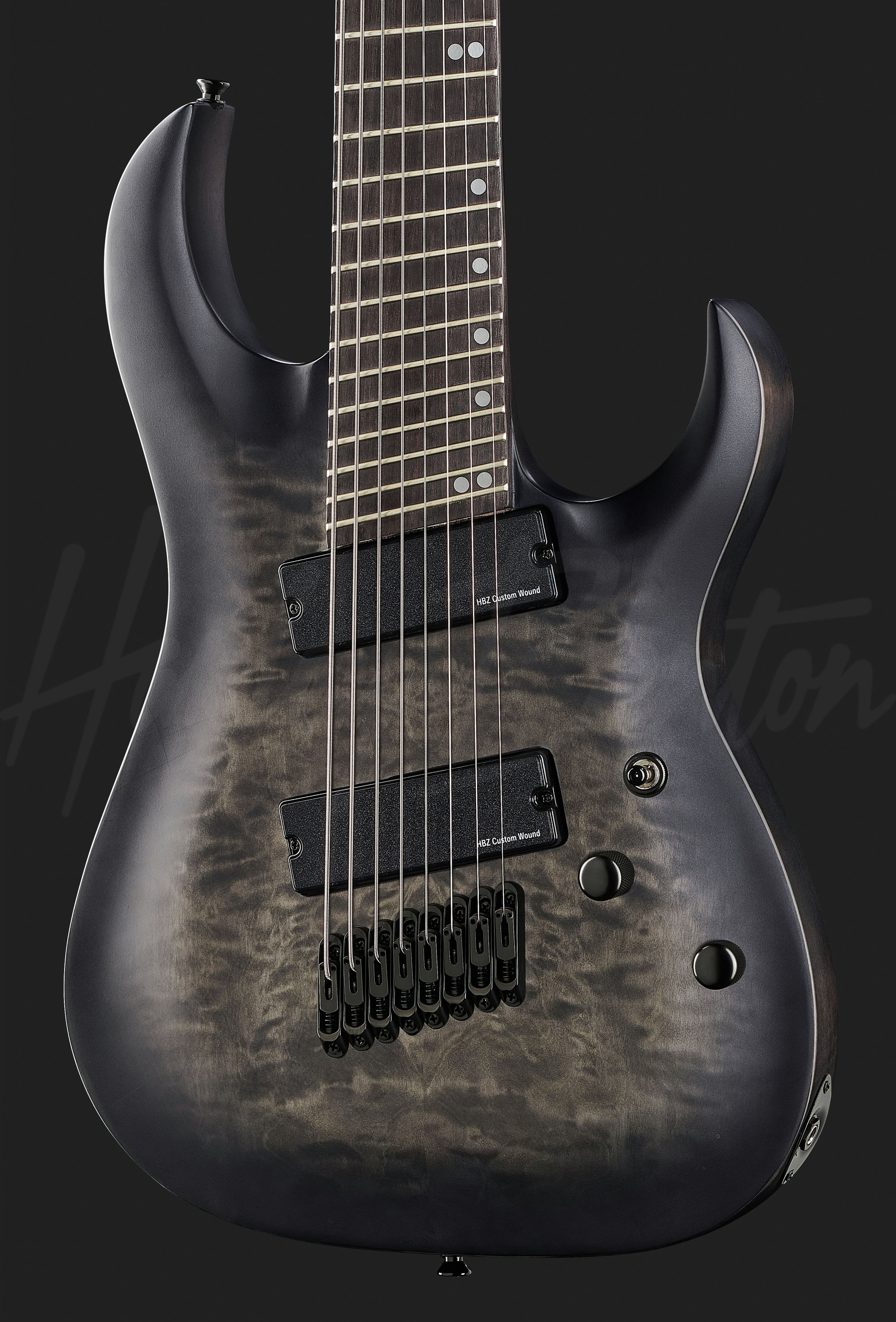 激レア美品】Harley Benton 8弦ギター グラデーショングリーン 激レア