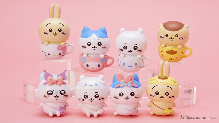 ちいかわ サンリオ シークレットフロッキーマスコットチャーム 10種