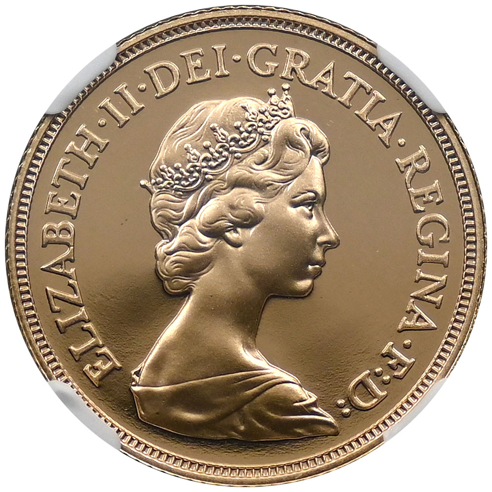 英国イギリス 激レア アップサイドダウンコイン 1983 エリザベス2世
