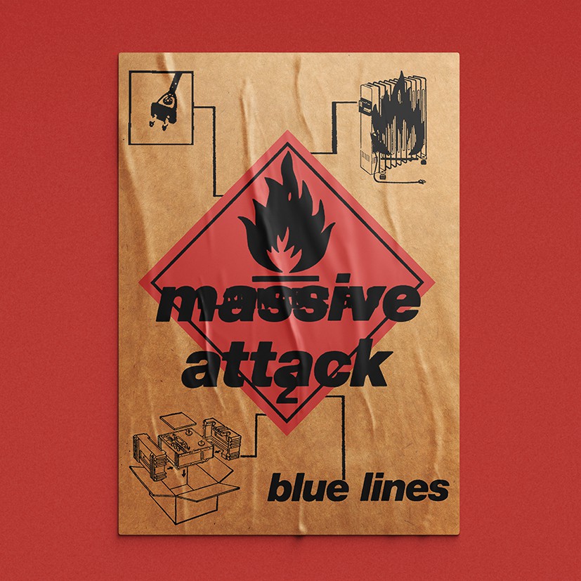 Massive Attack - Blue Lines 激レア90s MASSIVE ATTACK1991年blue